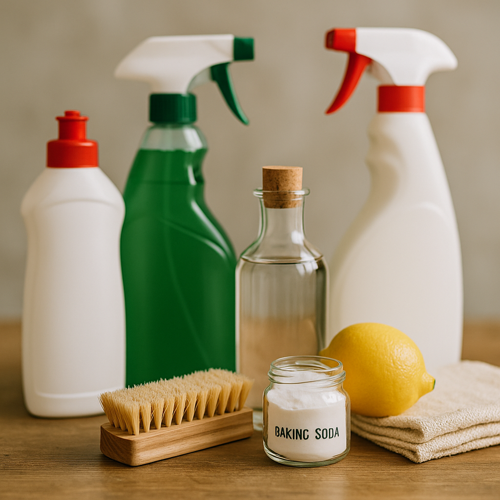 Rodzaje środków czystości i ekologiczne alternatywy