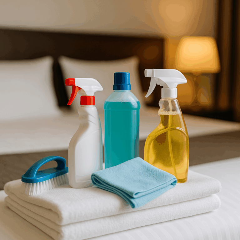 Profesjonalne środki czystości w hotelarstwie
