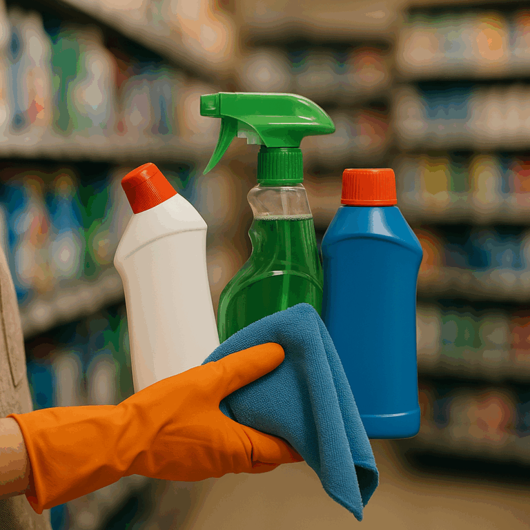 Jak wybrać skuteczne środki czystości i sklep