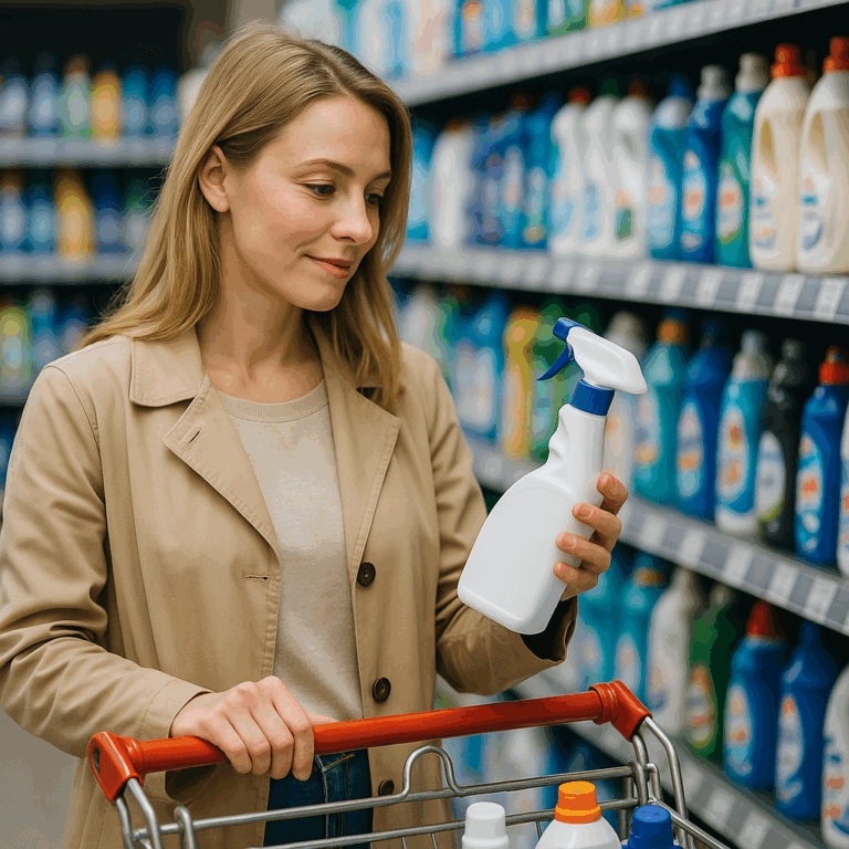 Zakupy w sklepie z środkami czystości dla Ciebie