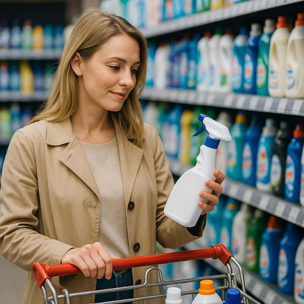 Zakupy w sklepie z środkami czystości dla Ciebie
