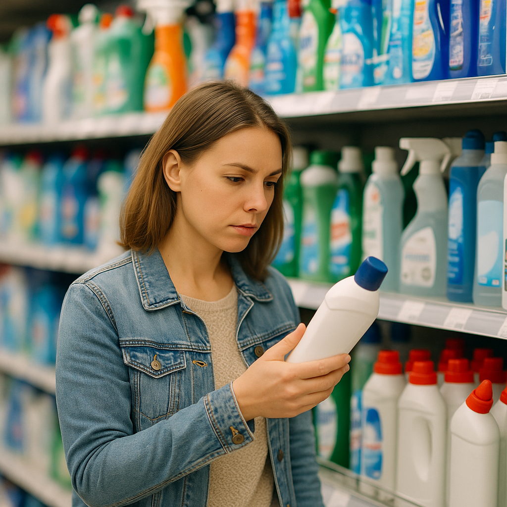 Środki czystości w sklepie: jak wybrać najlepsze