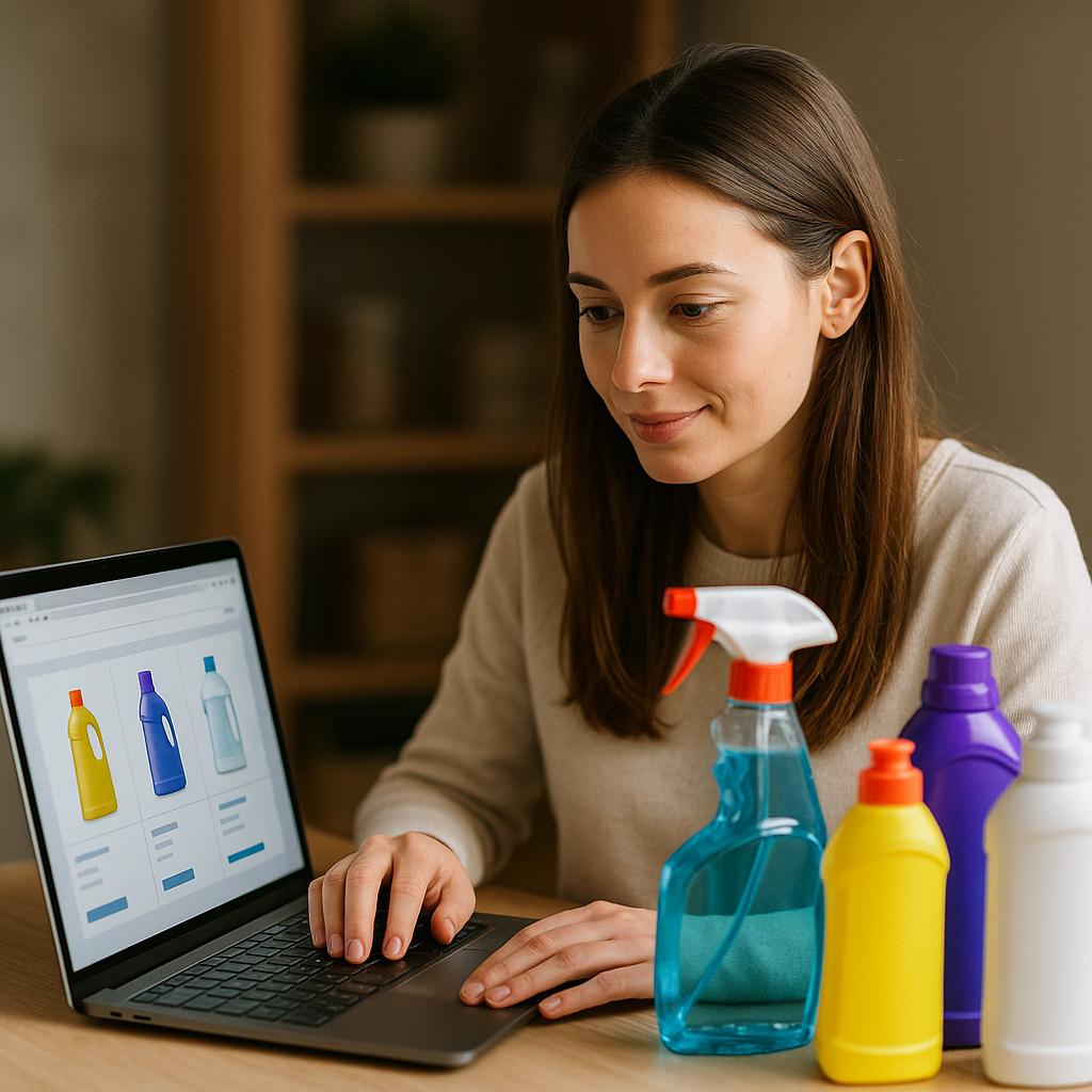 Zakupy w sklepie z środkami czystości online