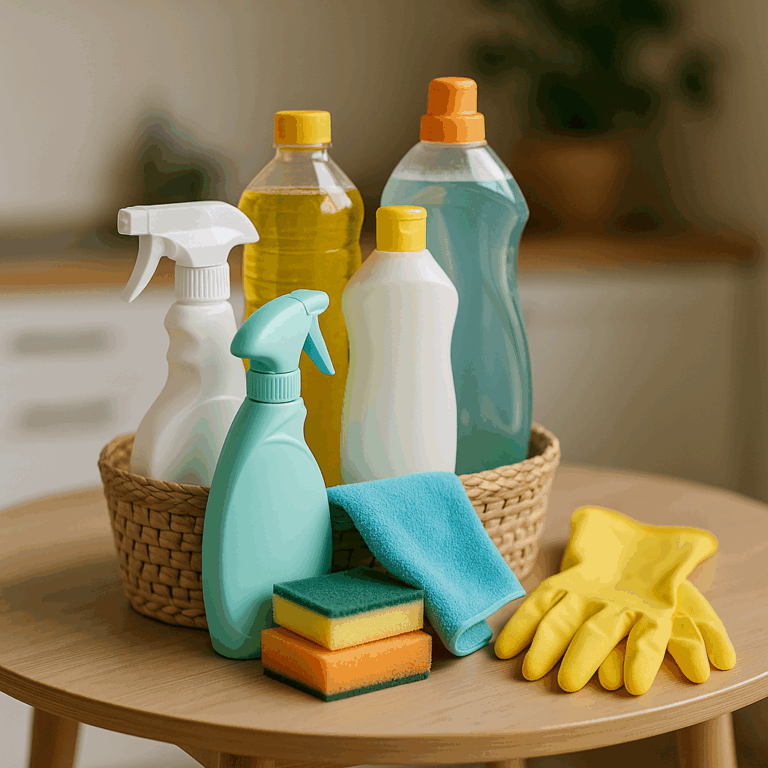 Wybór środków czystości i organizacja sprzątania