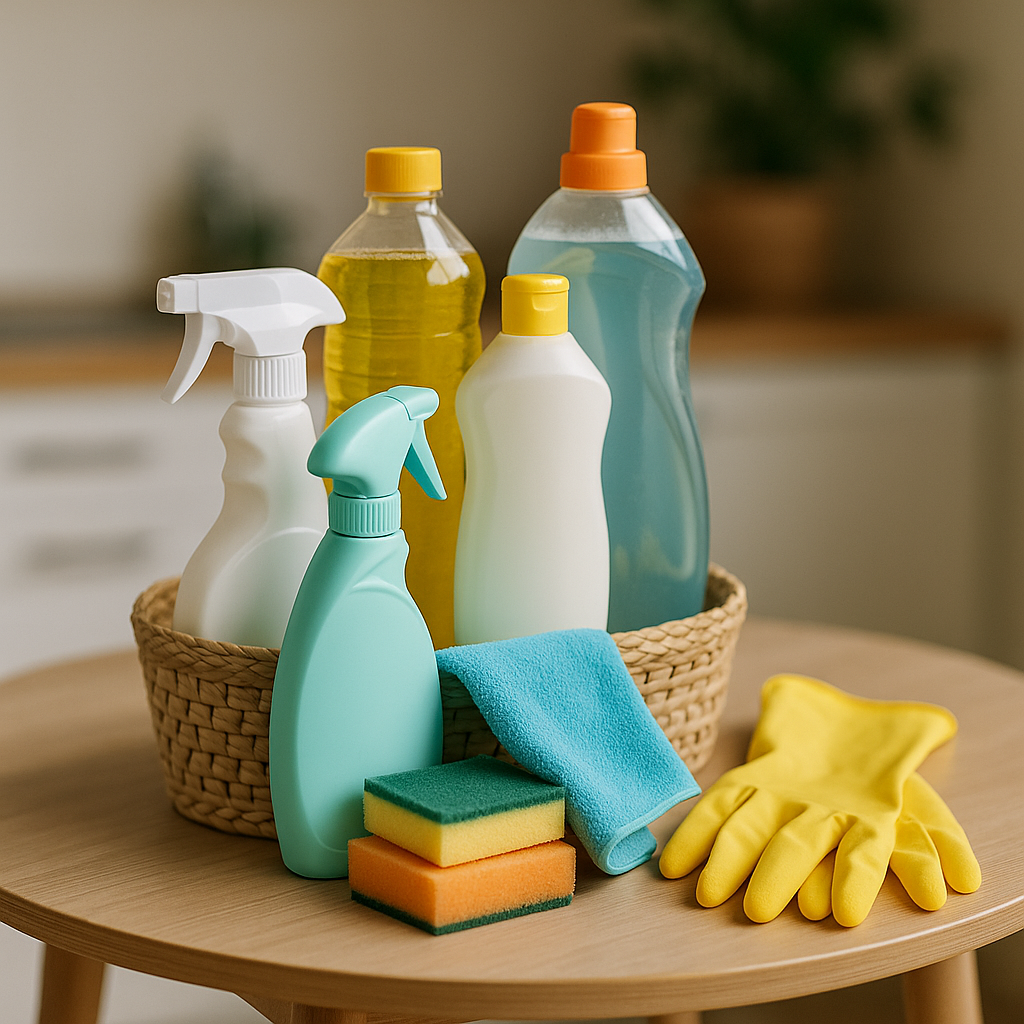 Wybór środków czystości i organizacja sprzątania