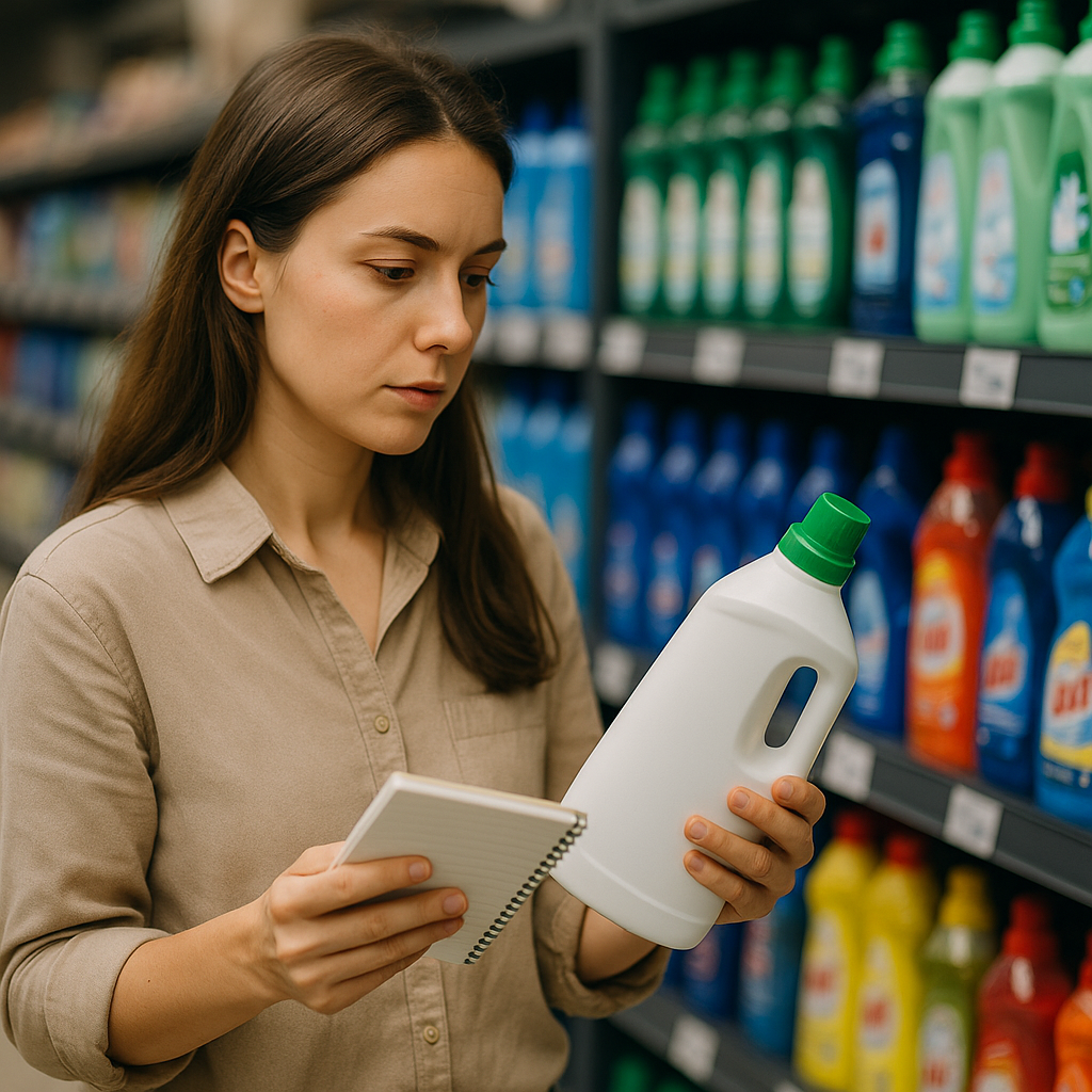 Sklep z środkami czystości - wybór i edukacja