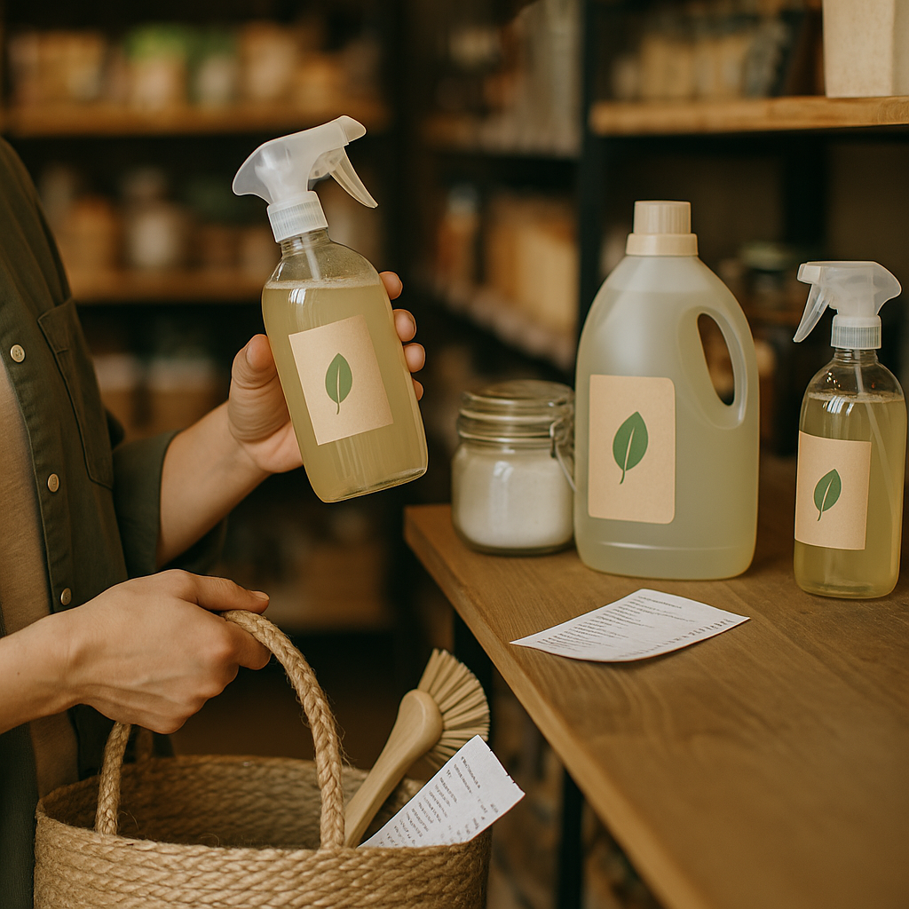 Jak wybrać ekologiczne środki czystości i organizować zakupy